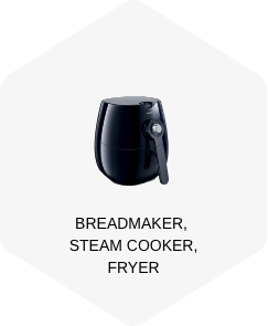 Breadmaker – Fryer – Steam cooker