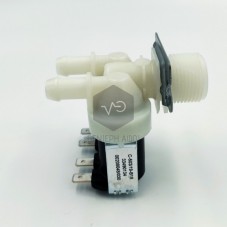 Washing machine valve double straight Ø10.5mm.
