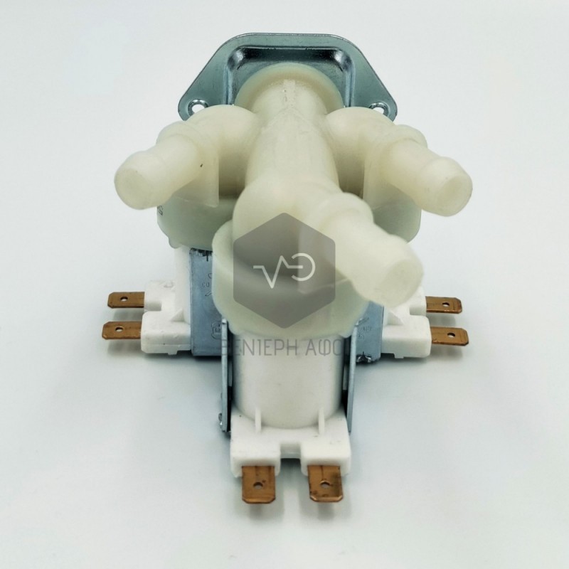Washing machine valve triple straight Ø10.5mm.