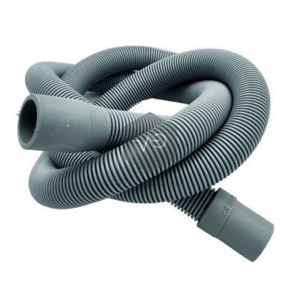 Spiral washing machine hose 1.5m 19x22mm.