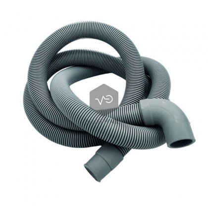 Washing machine spiral hose 1.5m 19x22mm with angle.