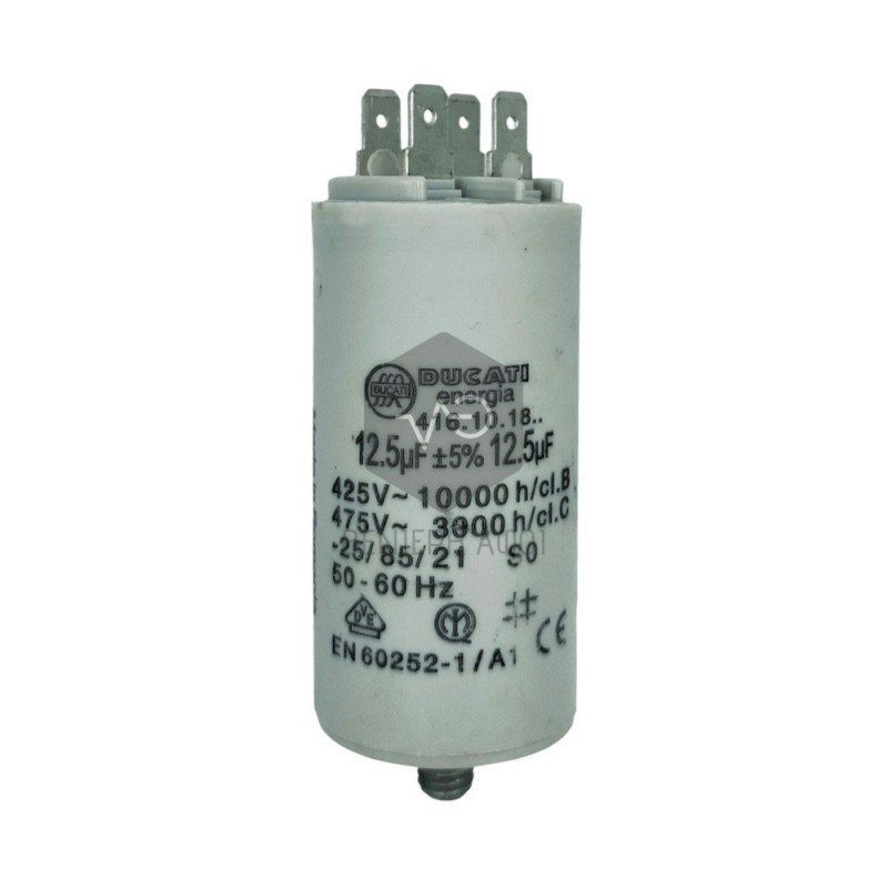Operation capacitor 12.5μF.