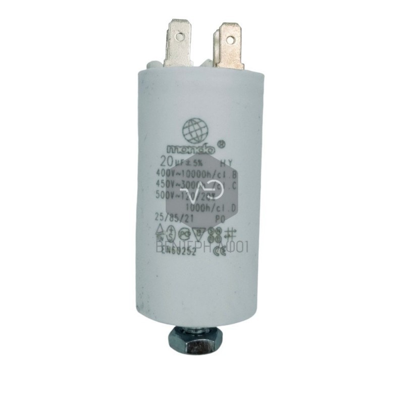 Operation capacitor 20μF.