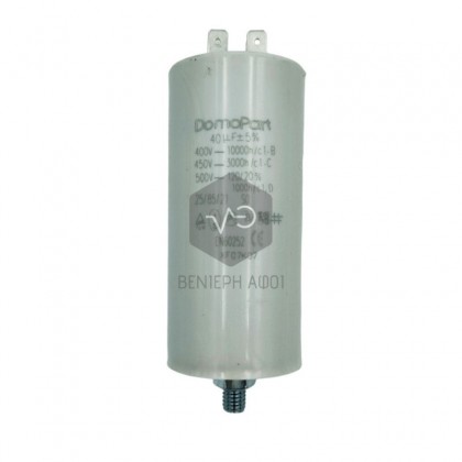 Operation capacitor 40μF.
