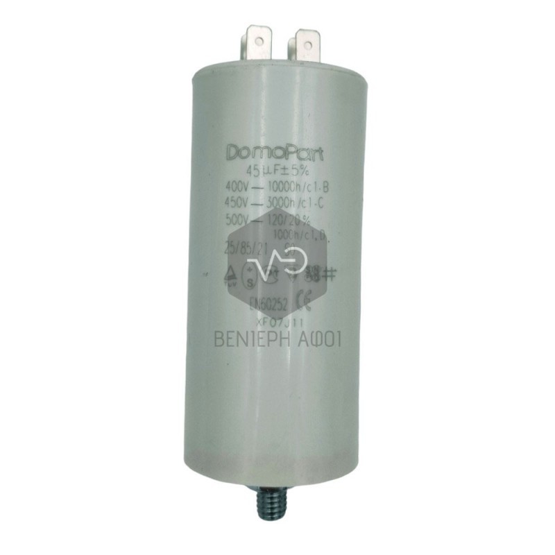 Operation capacitor 45μF.
