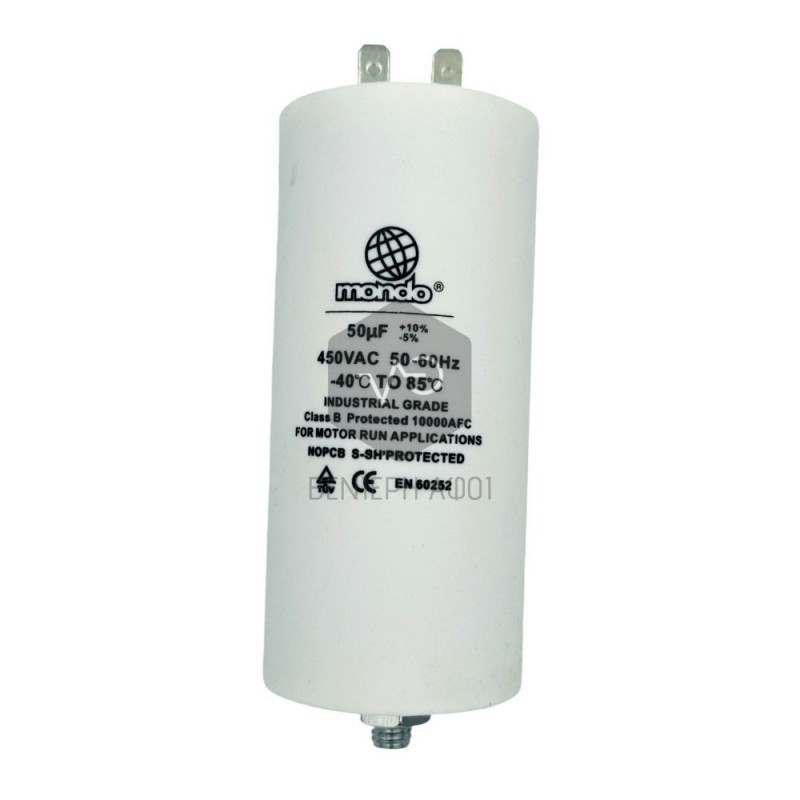 Operation capacitor 50μF.