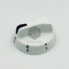 7 position button for air-heated kitchen with short axis white color.
