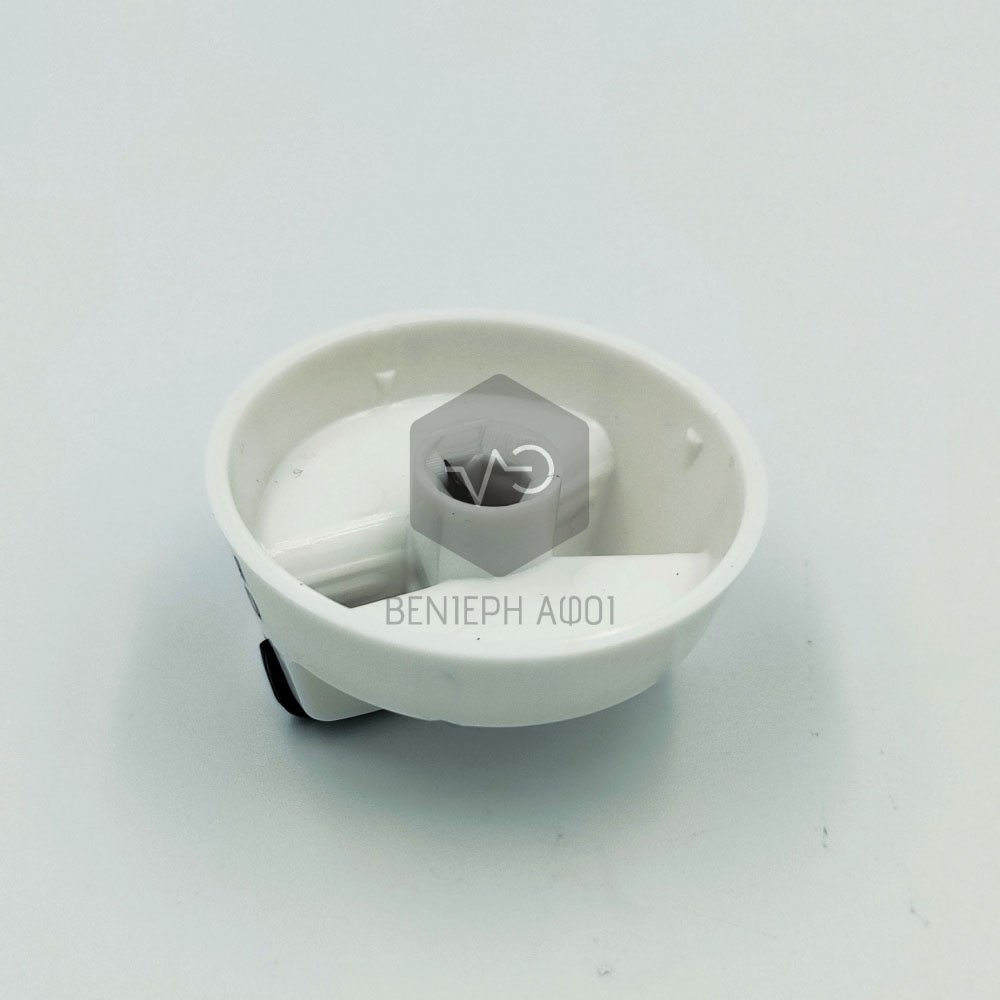 7 position button for air-heated kitchen with short axis white color.