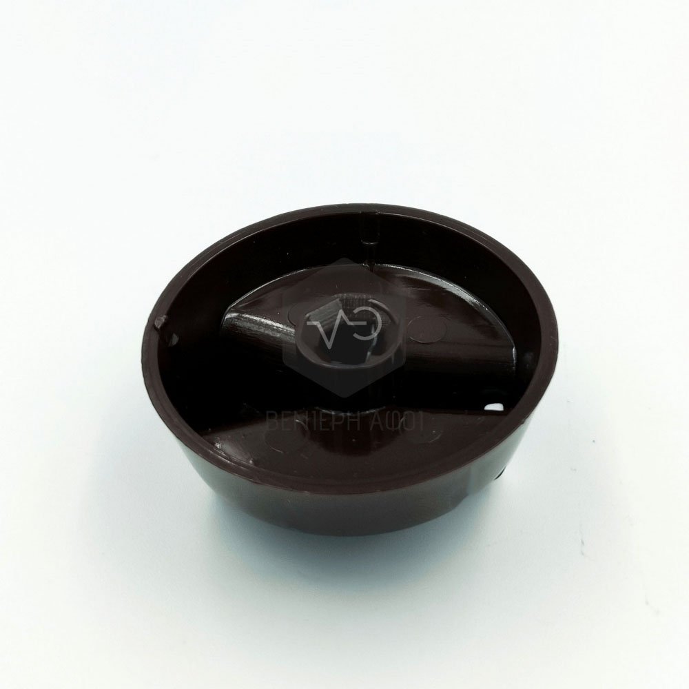 7 position button for air-heated kitchen with short axis brown color. 