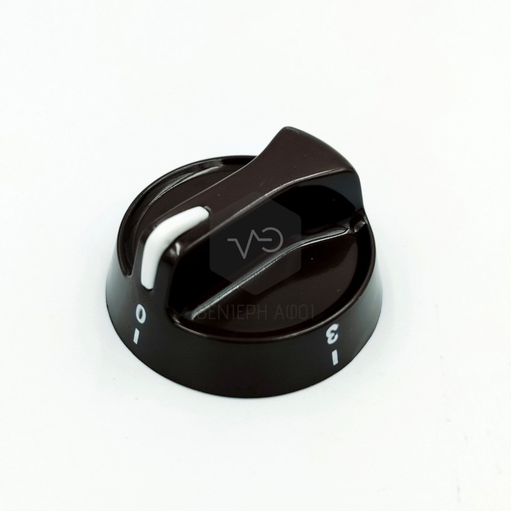 7 position button for air-heated kitchen with long axis brown color. 