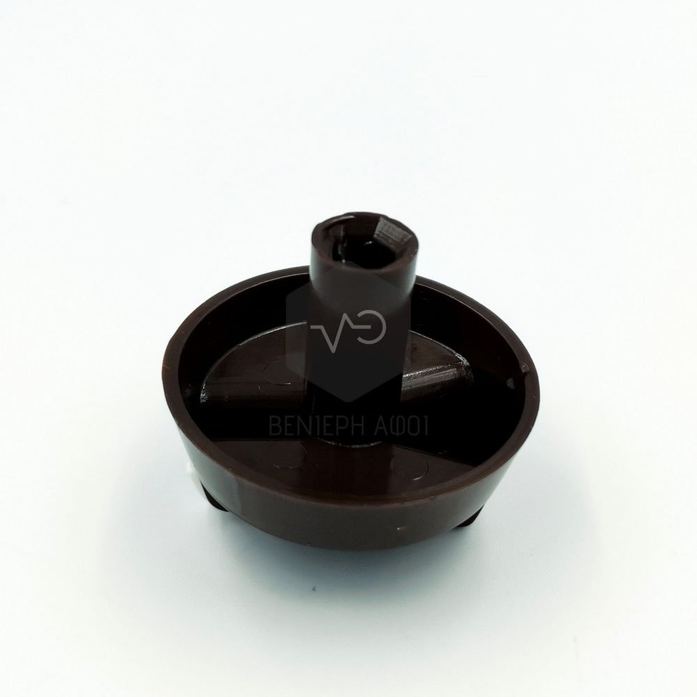 7 position button for air-heated kitchen with long axis brown color. 