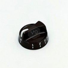 Air-heated kitchen button for quick cooker with long axis brown color.
