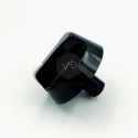 7 position button for air-heated kitchen with long axis black color. 