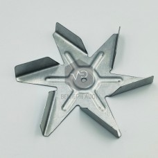 Winged fan motor for air-heated oven general use.