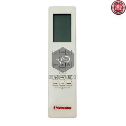 INVENTOR LIFE, PREMIUM, ARIA, CORONA, SUPREME air conditioner remote control.