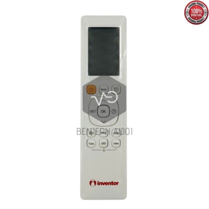 INVENTOR PROFFESSIONAL,  LIFE PRO, PREMIUM, SUPREME UVC, CORONA, OMNIA, ARIA air conditioner remote control.