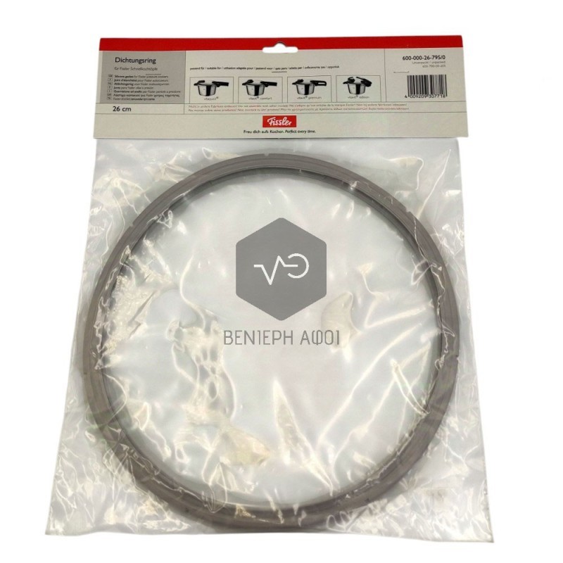Rubber for pressure cooker FISSLER 8-10L Original ø26cm.