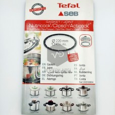 Rubber for pressure cooker  SEB/ TEFAL 4.5-6.5L Original ø220mm CLIPSO/ NUTRICOOK/ ACTICOOK.