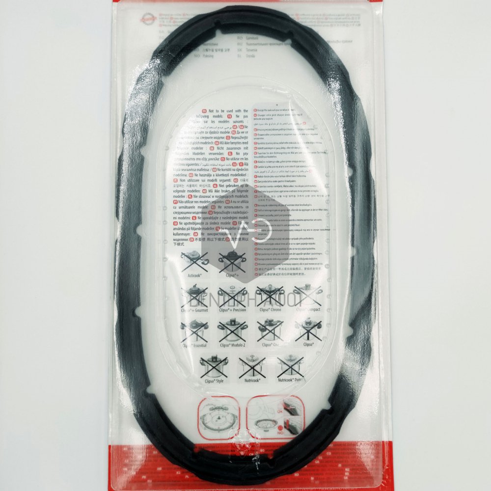 Rubber for pressure cooker  SEB/ TEFAL 8-10L Original ø253mm CLIPSO.
