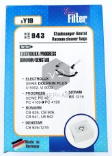 Vacuum cleaner bag ELECTROLUX/ PROGRESS/ BOMANN/ DENSTAR sY19.