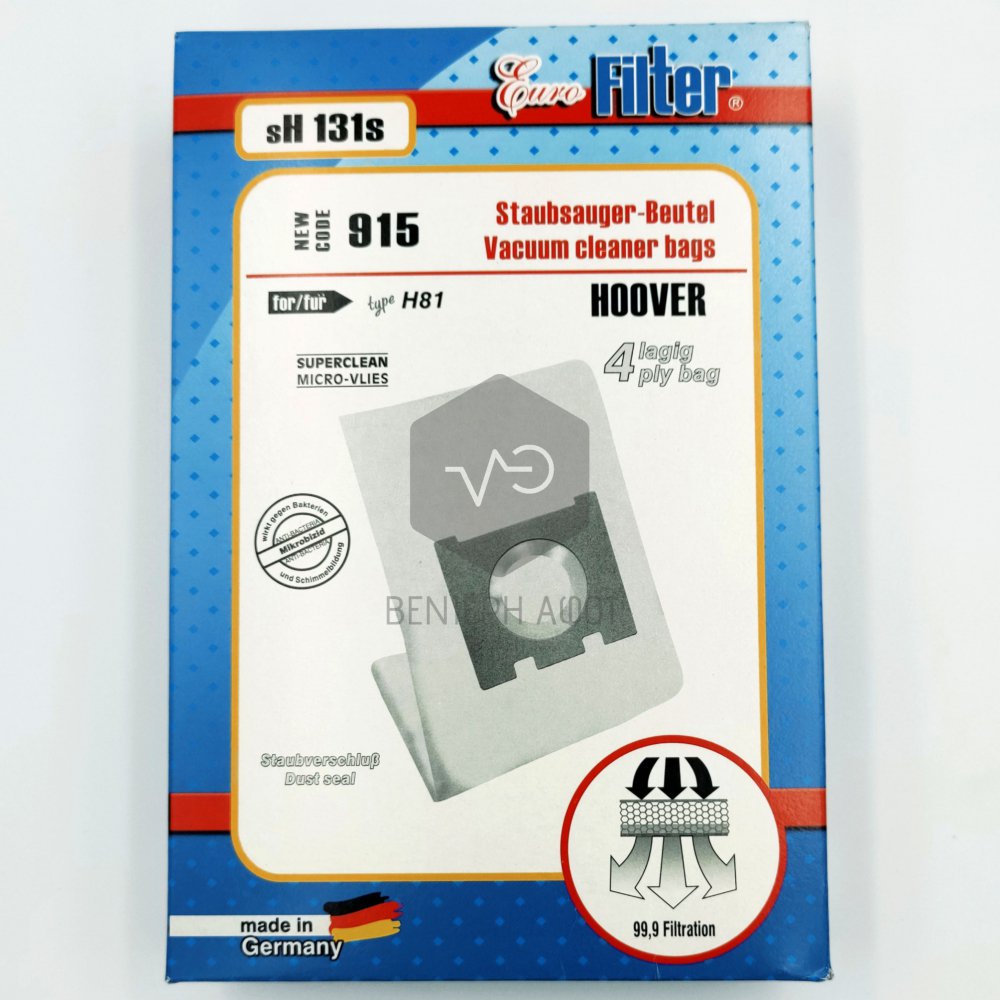 Vacuum cleaner bag HOOVER sH131s.