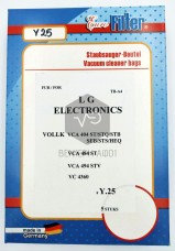 Vacuum cleaner bag LG ELECTRONICS sY25.