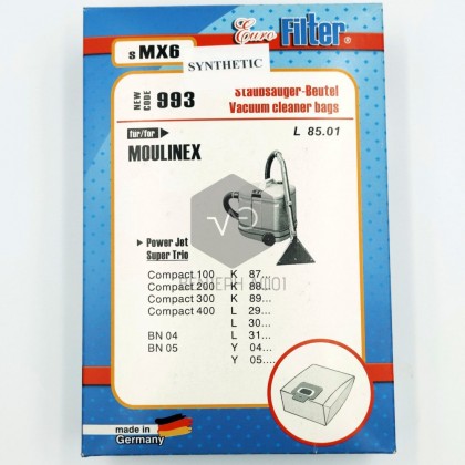 Vacuum cleaner bag MOULINEX sMX6.