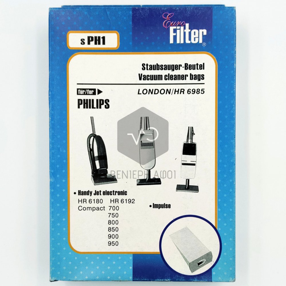 Vacuum cleaner bag PHILIPS sPH1 LONDON.