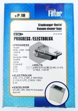 Vacuum cleaner bag PROGRESS/ELECTROLUX sP10 P17/E20.