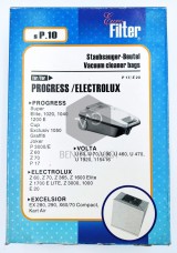Vacuum cleaner bag PROGRESS/ELECTROLUX sP10 P17/E20.