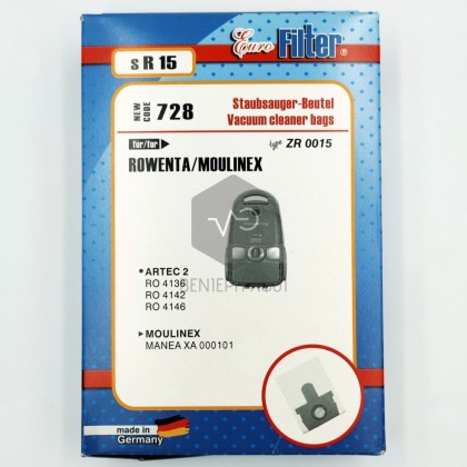 Vacuum cleaner bag ROWENTA/ MOULINEX sR15 ZR0015