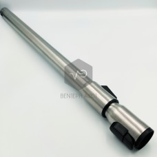 Telescopic stainless steel broom tube for MIELE with clip.