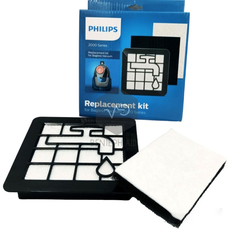 Vacuum cleaner kit filters for PHILIPS XV1220 Original.