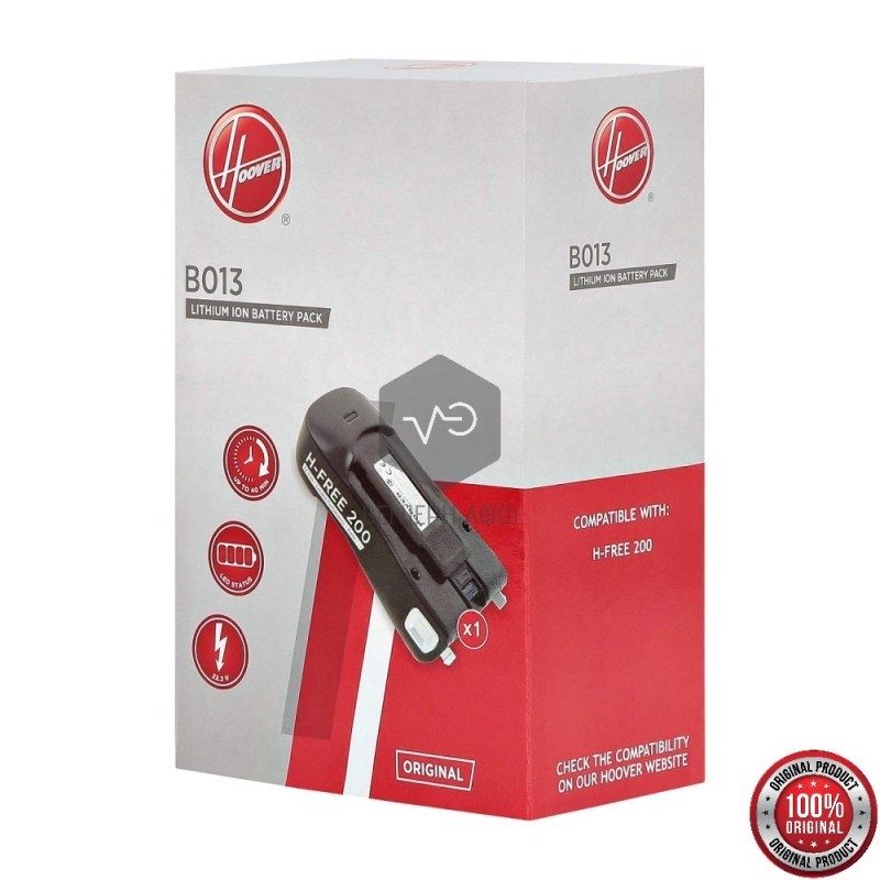 Rechargeable battery for vacuum cleaner BΟ13 H-Free 200 New HOOVER Original.