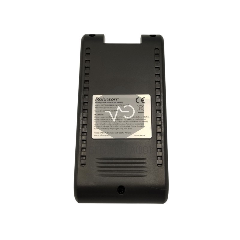 Rechargeable battery for ROHNSON MAMBA PLUS M2 handheld vacuum cleaner.