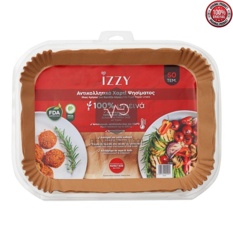 IZZY air fryer disposable XL non-stick paper.