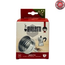 Coffee machine funnel for BIALETTI MOKA Express 1 serving. Coffee machine funnel for BIALETTI MOKA Express 1 serving.
