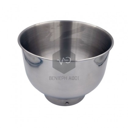 Stainless steel bowl IZZY gray Pro 1500 food processor.