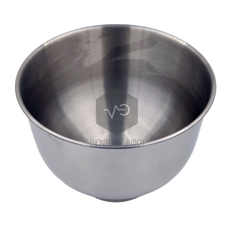 Stainless steel bowl IZZY gray Pro 1500 food processor.