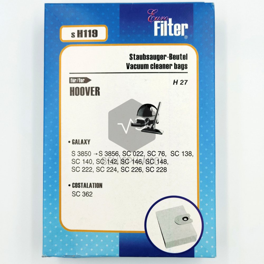 Σακούλα σκούπας HOOVER sH119.