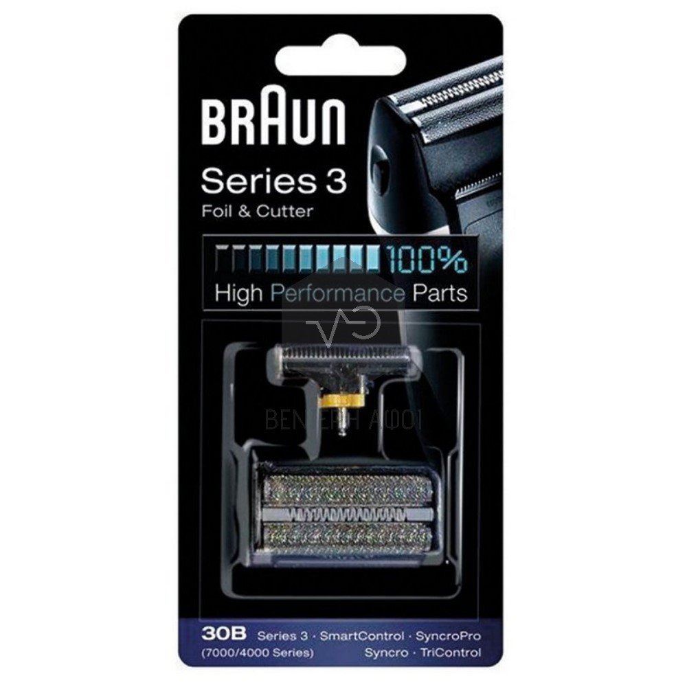 Πλέγμα & μαχαίρι ξυριστικής μηχανής BRAUN 30B.